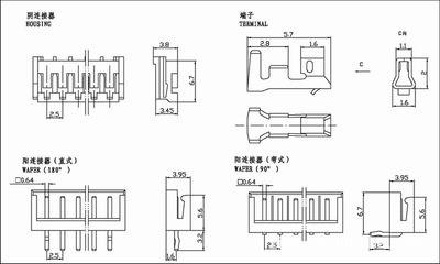 【供应EH连接器塑壳插件,环保ROHS,SGS家电,各种设备】价格,厂家,图片,连接器,浙江紫瑞电子-
